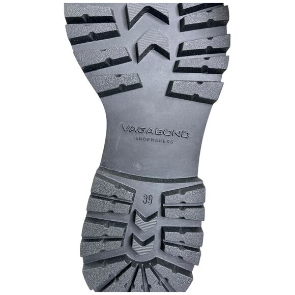 Vagabond black Kenova Boot combat leather 39 US9 Women's NWOT - Picture 5 of 10